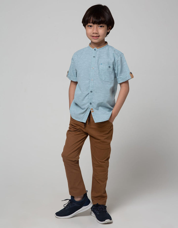 Little M Linen Kairo Kemeja Anak Laki-laki