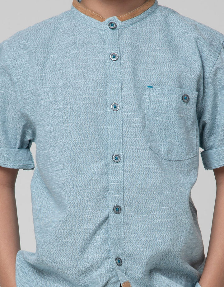 Little M Linen Kairo Kemeja Anak Laki-laki