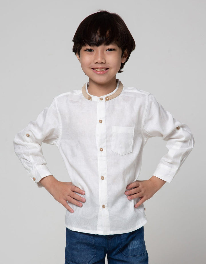 Little M Dobby Skin Baju Koko Anak Laki-laki