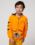 Little M Jaket Knit Terry Tiger