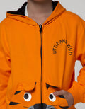 Little M Jaket Knit Terry Tiger