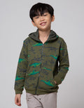 Little M Jacket Terry Dino Rotary