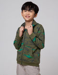 Little M Jacket Terry Dino Rotary