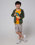 Little M Jacket Terry Dino Rotary