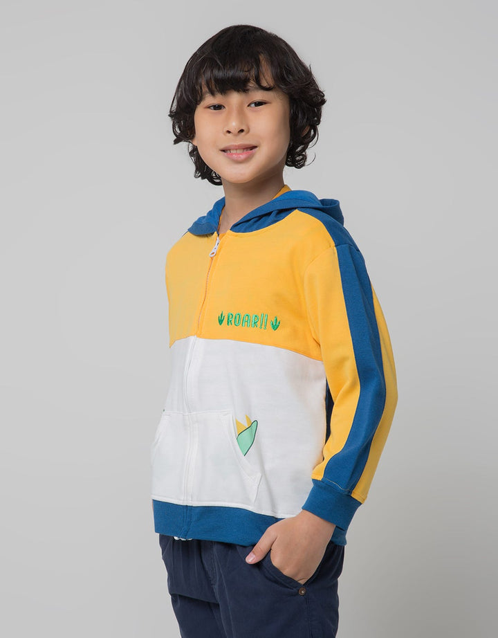 Little M Jacket Knit Terry Cut N Sewn Aplikasi