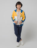 Little M Jacket Knit Terry Cut N Sewn Application