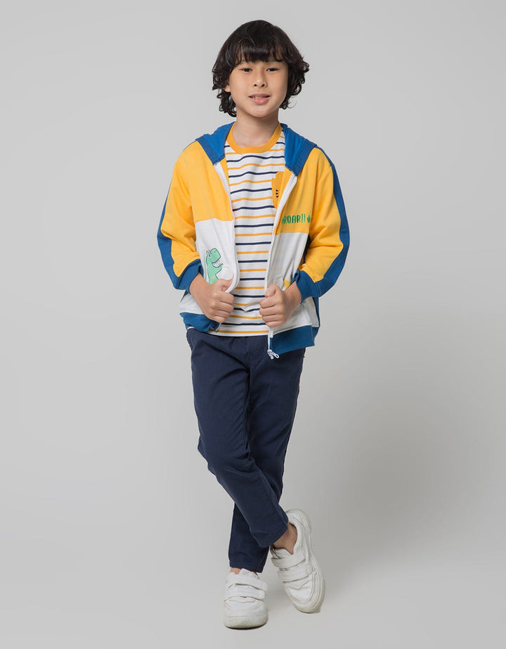 Little M Jacket Knit Terry Cut N Sewn Aplikasi
