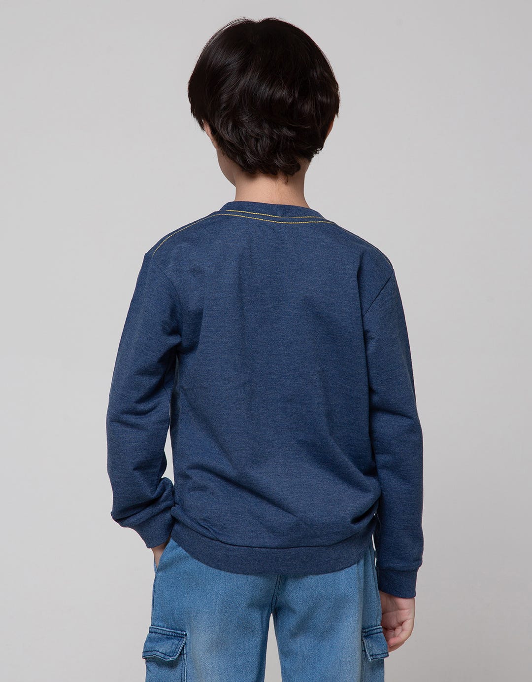Little M Sweatshirt Truck Embroidered Car