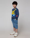 Little M Sweatshirt Truck Bordir Car
