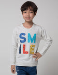 Little M Sweatshirt Smile Timbul