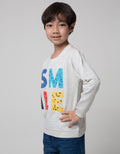 Little M Sweatshirt Smile Timbul