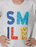 Little M Sweatshirt Smile Timbul