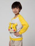 Little M Sweatshirt Raglan Tiger Busa Plush