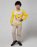 Little M Sweatshirt Raglan Tiger Busa Plush