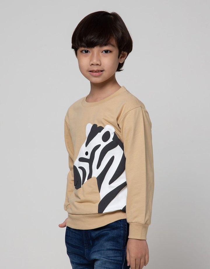 Little M Sweatshirt Print Zebra