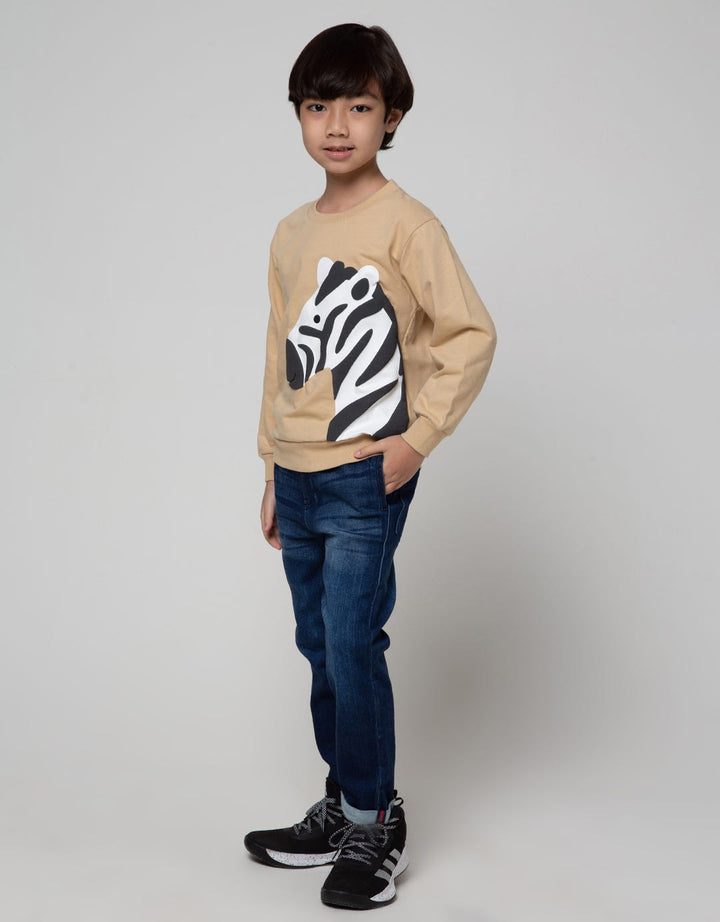 Little M Sweatshirt Print Zebra