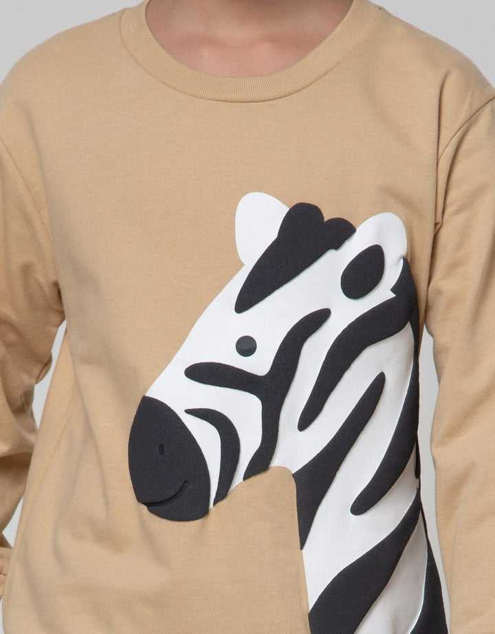 Little M Sweatshirt Print Zebra