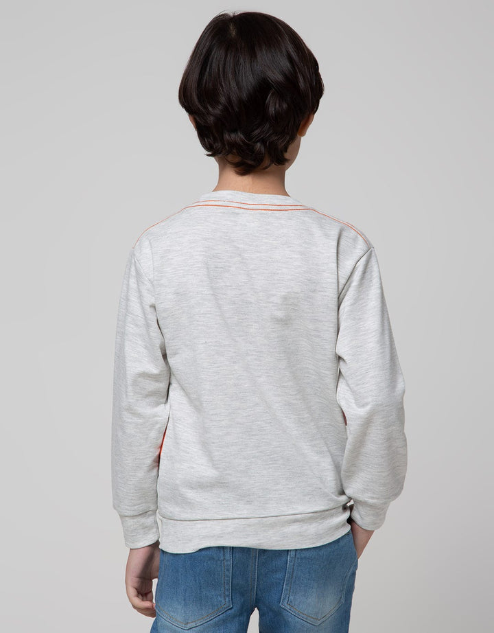 Little M Sweatshirt Print Tiger Aplikasi