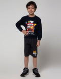 Little M Animal Galaxy Print Sweatshirt Screen Printing