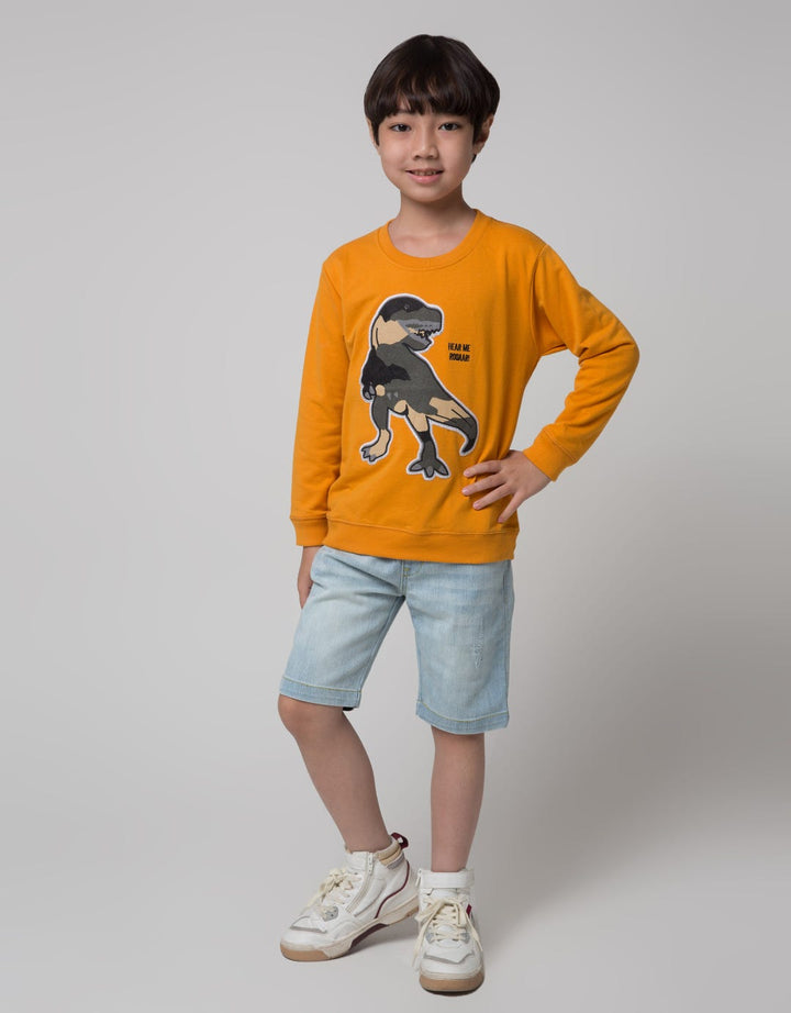 Little M Sweatshirt Dino Handuk