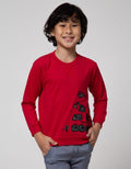 Little M Sweater Bordir Kombinasi Chambray