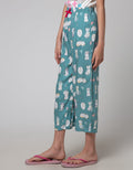 Kidz Too Pants Rayon Full Print Cat