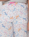 Kidz Too Pants Rayon Full Print Unicorn