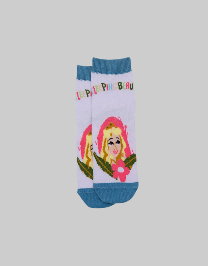 Disney Sock Print Princeshort Sleeve Aurora