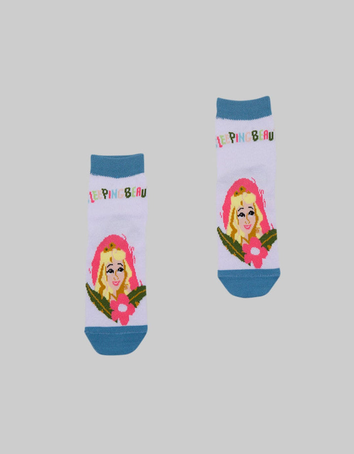 Disney Sock Print Princeshort Sleeve Aurora