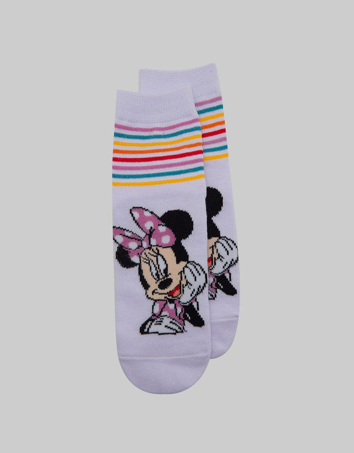Disney Minnie Stripes Kaus Kaki Anak Perempuan