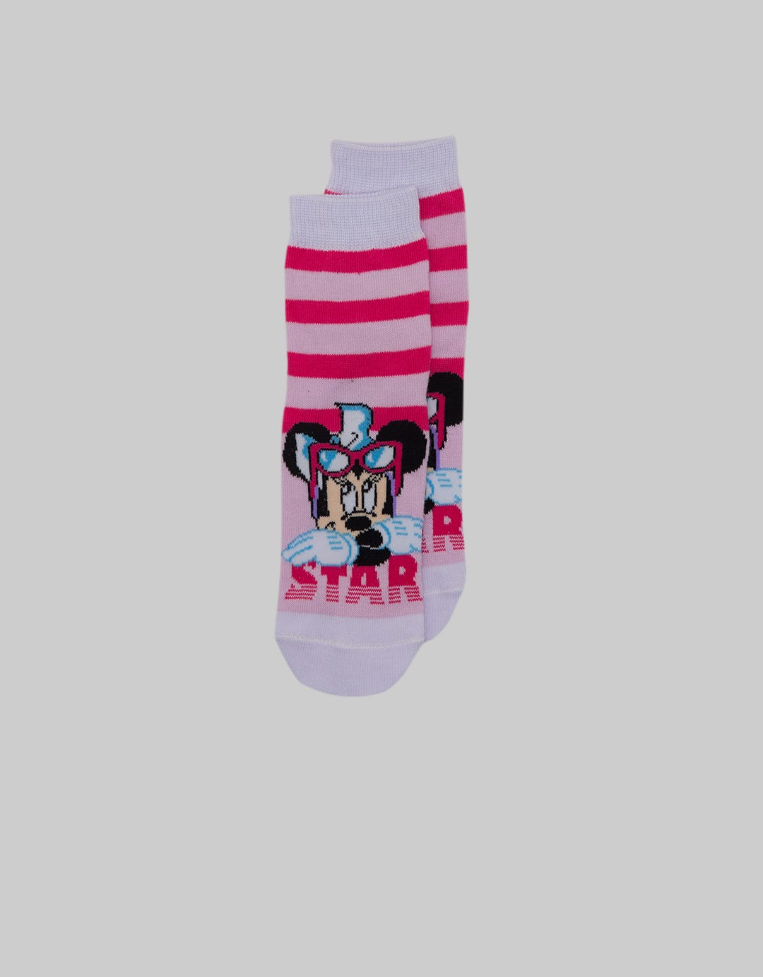 Disney Minnie Stripe Kaus Kaki Anak Perempuan