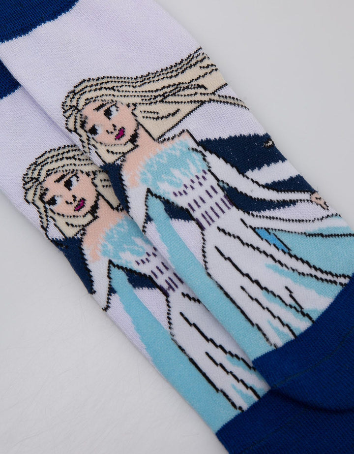 Disney Frozen Elsa Print Socks