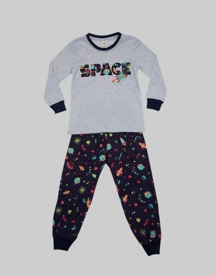 Kidz Too Space Aps Print Baju Tidur Anak Laki-laki