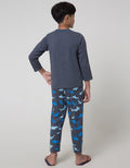 Kidz Too Sleepwear Long Sleeve Long Pants Shark
