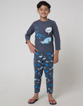 Kidz Too Sleepwear Long Sleeve Long Pants Shark