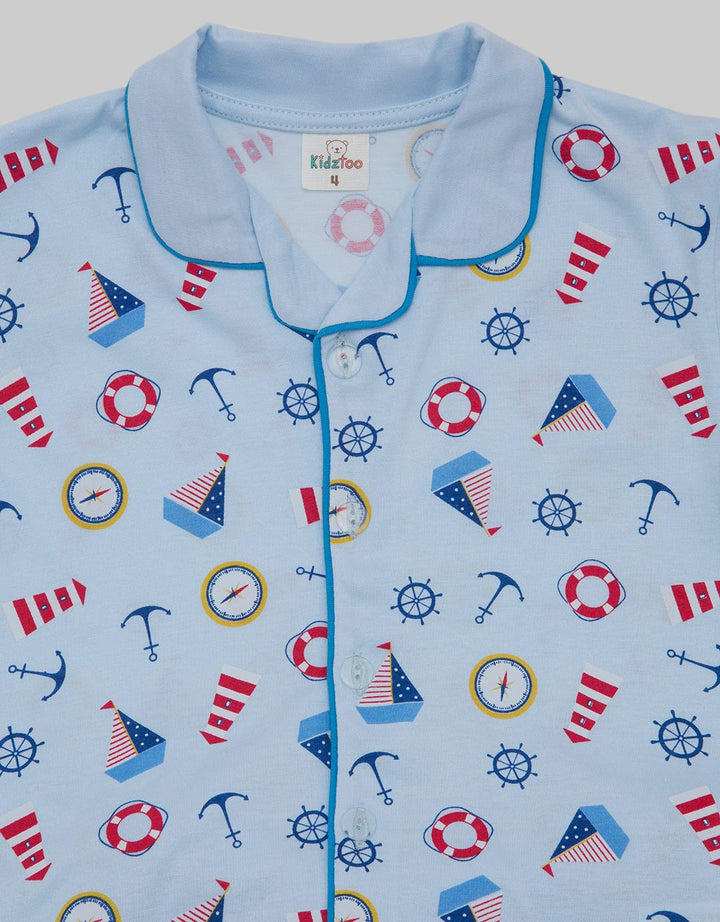 Kidz Too Sailor Collar Pajamas 1Bsailor