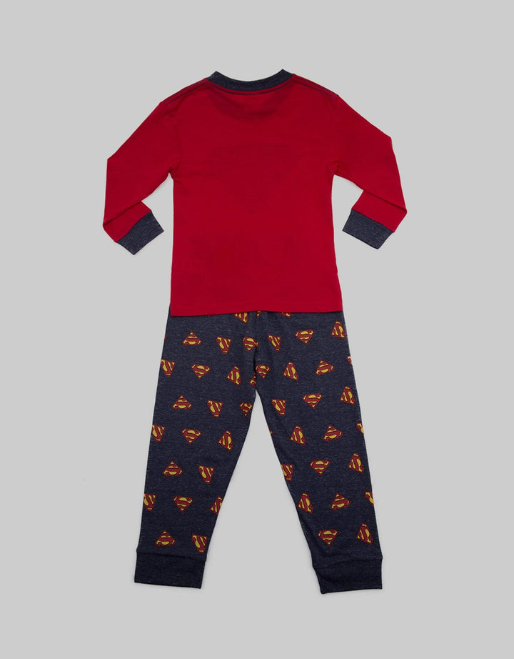 Kidz Too Superman Print Sleepwear Boys