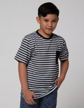 Nevada Stripe Pocket Kaos Anak Laki-laki