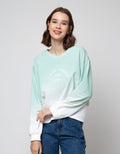 Nevada Gradation Print Sweater Wanita