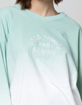 Nevada Gradation Print Sweater Wanita
