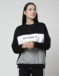 Nevada Solid Print Anything Women's Sweater