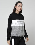 Nevada Solid Print Anything Women's Sweater