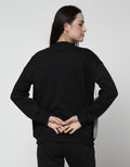 Nevada Solid Print Anything Women's Sweater
