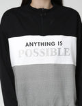 Nevada Solid Print Anything Women's Sweater