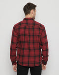 d&f Kemeja Flanel Print Check