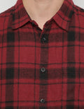 d&f Kemeja Flanel Print Check