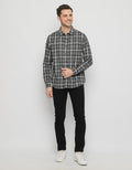 d&f Kemeja Flanel Print Check