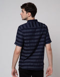Watchout Jeans Short Sleeves Shirt Motif Horizontal