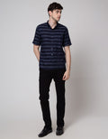 Watchout Jeans Short Sleeves Shirt Motif Horizontal