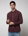 Watchout Jeans Check Mode Kemeja Pria